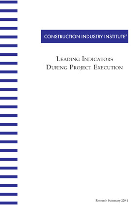 Leading Indicators during Project Execution