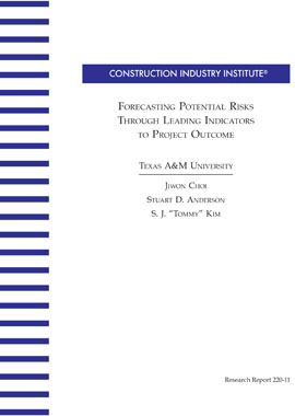 Forecasting Potential Risks Through Leading Indicators to Project Outcome
