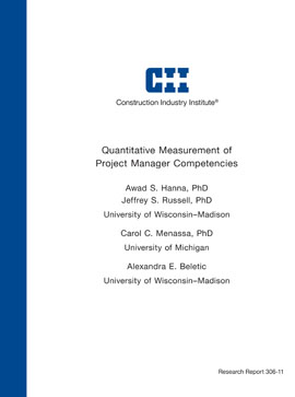 Quantitative Measurement of Project Manager Competencies