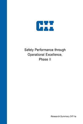 Safety Performance through Operational Excellence, Phase II