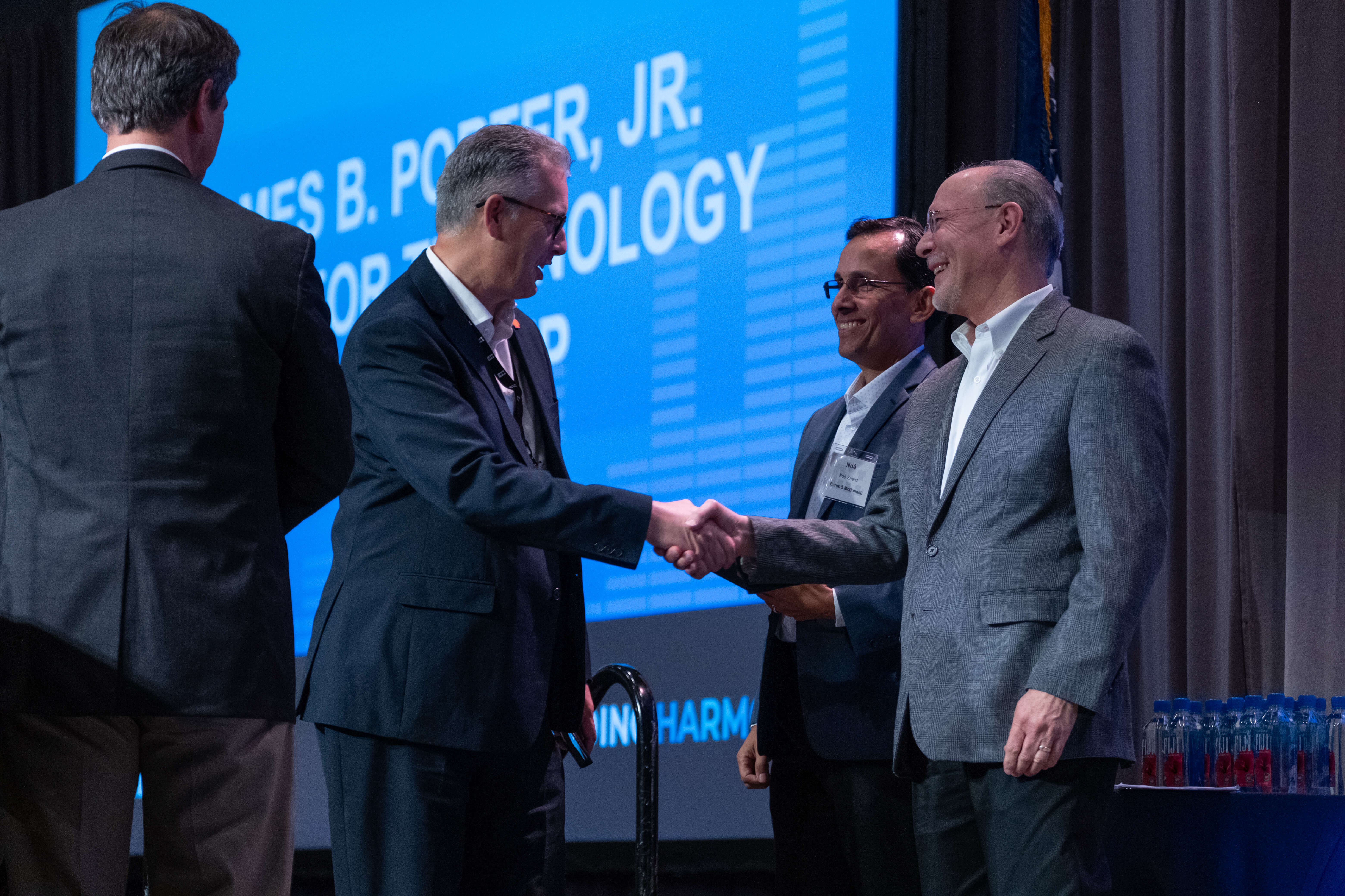 CII Leadership Awarding Technology Leadership Award on stage at 2025 Annual Conference