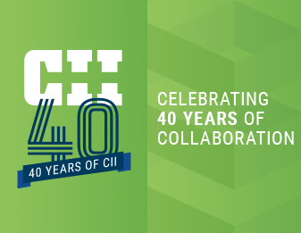 CII 40th anniversary logo